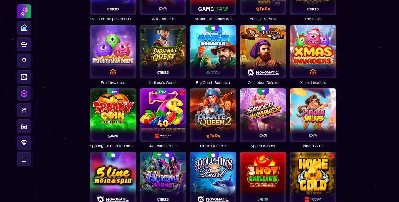 Слотозал казино интерфейс и игры